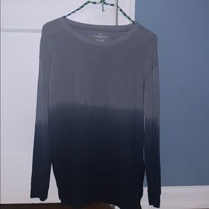 American Eagle soft & sexy blue ombré sweater